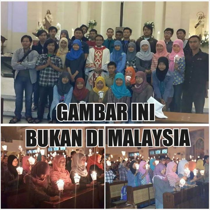 GAMBAR SEKUMPULAN MUSLIM DI GEREJA BUKAN DI MALAYSIA Gambar Sekumpulan Muslim Di Gereja Bukan Di Malaysia