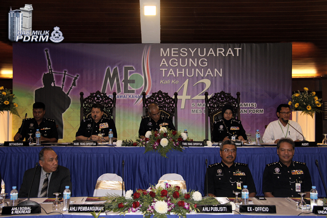 Mesyuarat Agung Mes Pegawai Kanan Pdrm Ke 42