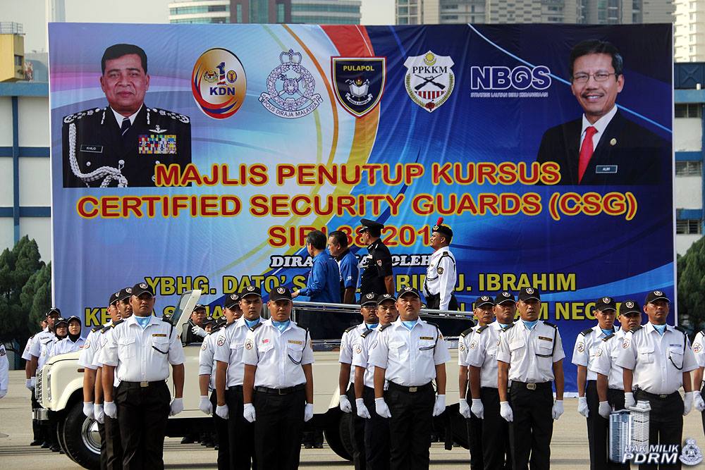 408 Pengawal Keselamatan Tamat Latihan Csg