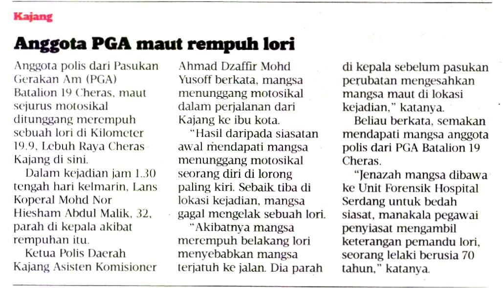 27021345_1799877500022549_1548031880216559890_o Al Fatihah Untuk Koperal Mohd Nor Hiesham