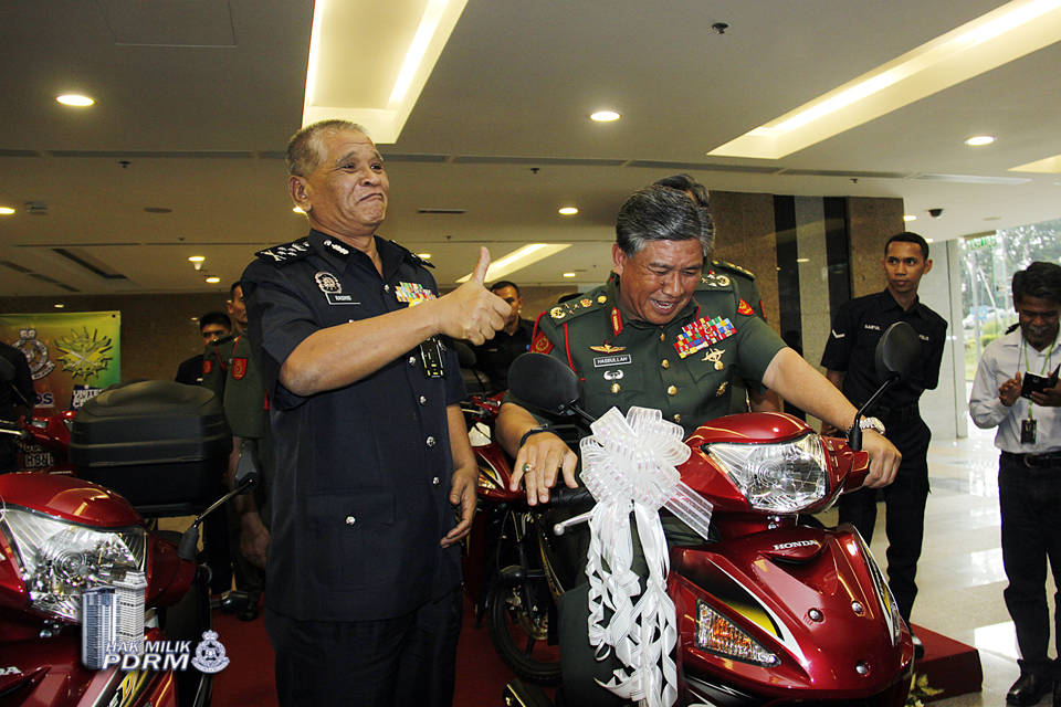 144 Buah Motosikal Bantu Atm Cegah Jenayah