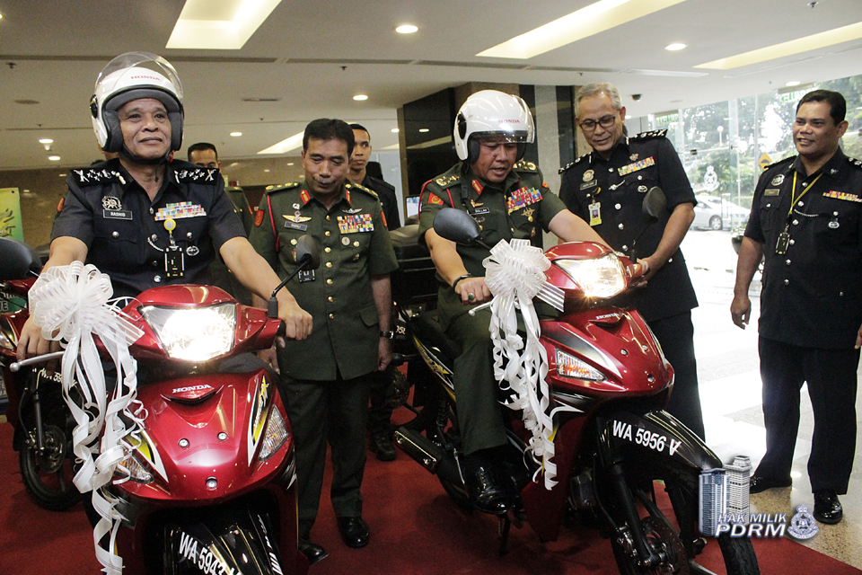 144 Buah Motosikal Bantu Atm Cegah Jenayah