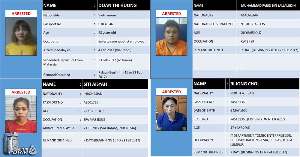 Pdrm Buru Empat Lagi Suspek Kes Pembunuhan Warga Korea Utara