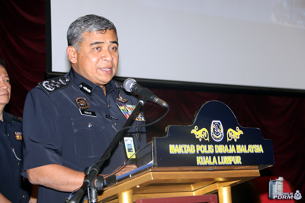 Ucapan penutupan persidangan daripada Ketua Polis Negara, Tan Sri Dato' Sri Khalid Abu Bakar.. IMG_8904