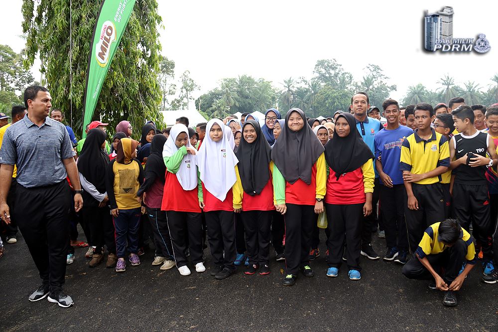 Sekitar pelepasan Jogathon sempena program Hari Sukan Negara 2017 peringkat PDRM..