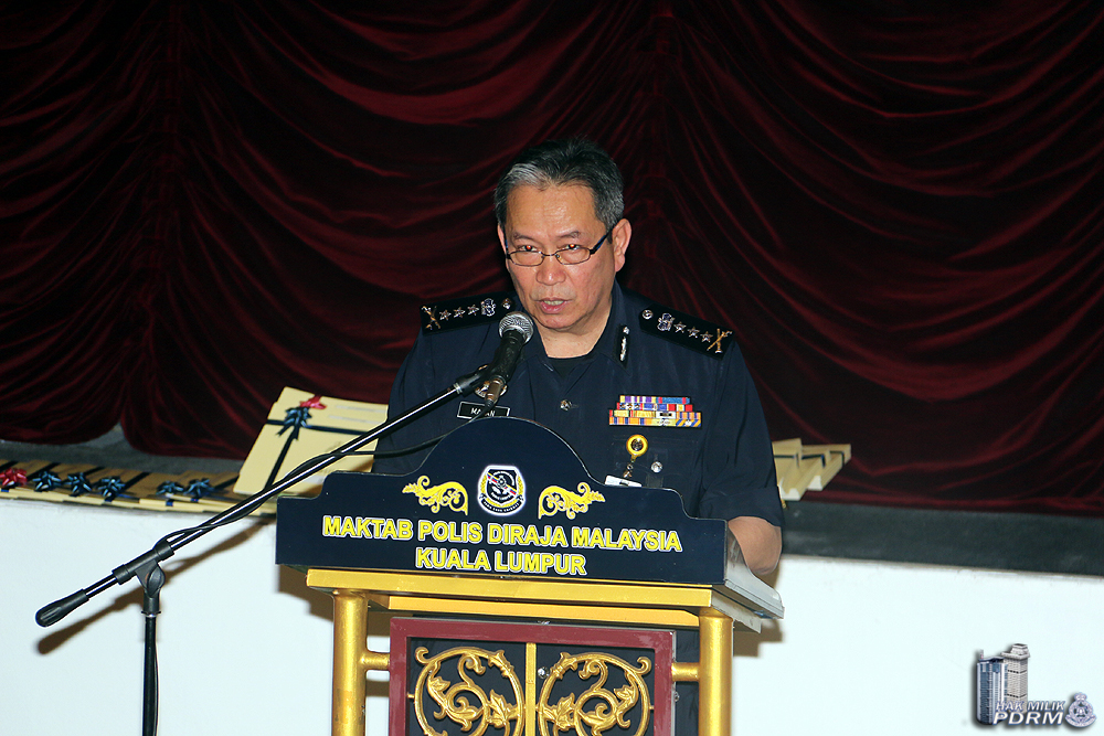 ucapan daripada Pengarah Jabatan Sumber Strategik dan Teknologi (StaRT) merangkap Pengerusi Jawatan Kuasa Persidangan Pegawai-pegawai Aset PDRM Tahun 2017, Dato’ Abd Manan Mhd Hassan. IMG_8900