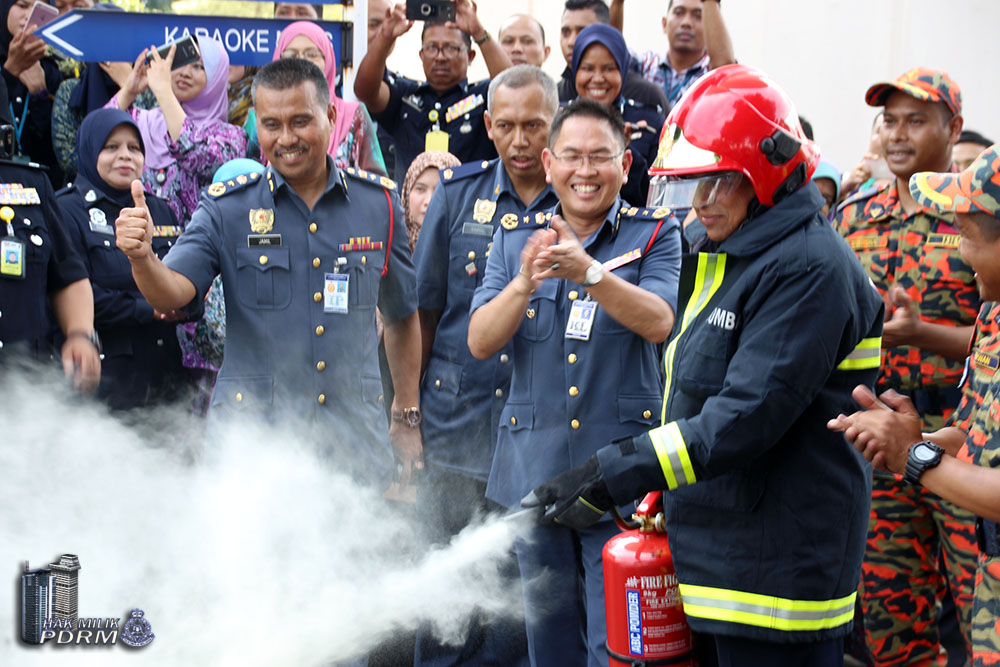 Latihan Keselamatan Kebakaran Peringkat Bukit Aman Tahun 2017
