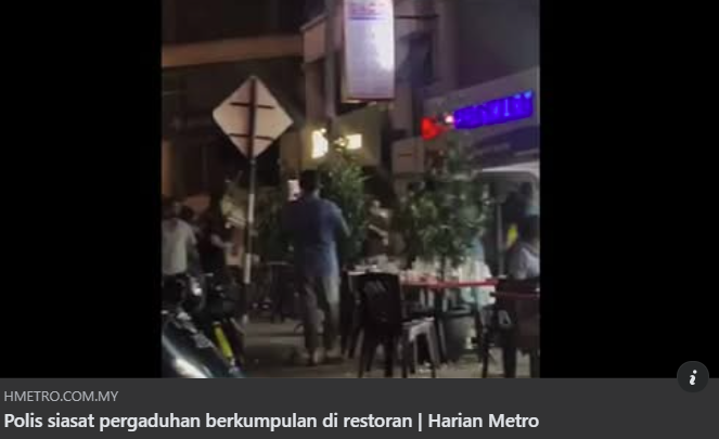 Artikel Pilihan Isu Tular Polis Siasat Pergaduhan Berkumpulan Di Restoran