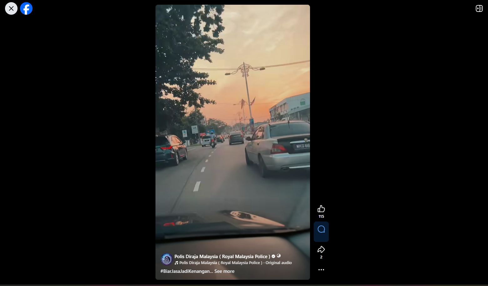 VIDEO PILIHAN: PENGHARGAAN ORANG AWAM KEPADA PDRM
