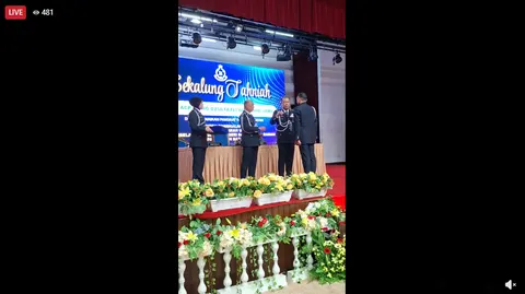 Live Majlis Pemakaian Lencana Pangkat Dan Serah Terima Tugas Timbalan Kpn Pengarah Pengurusan Dan Supm
