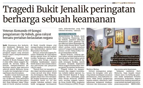 Artikel Pilihan Hari Malaysia 2026 Tragedi Bukit Jenalik Peringatan Berharga Sebuah Keamanan