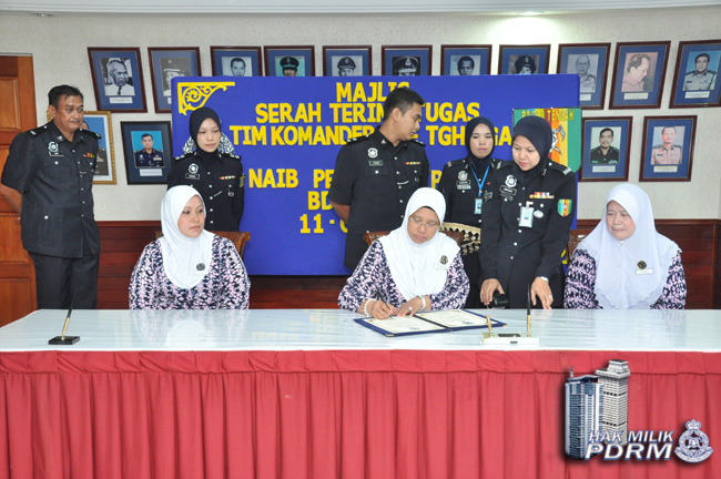 Majlis Serah Terima Tugas Timbalan Komander Briged Tengah Pga Cheras