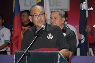 Pengarah Pengurusan Polis Diraja Malaysia (PDRM), Dato’ Sri Abdul Ghafar Rajab berucap di Kejohanan Badminton Piala KPN 2018.. Badminton Piala Kpn 2018 Selangor Muncul Juara Berpasukan Lelaki
