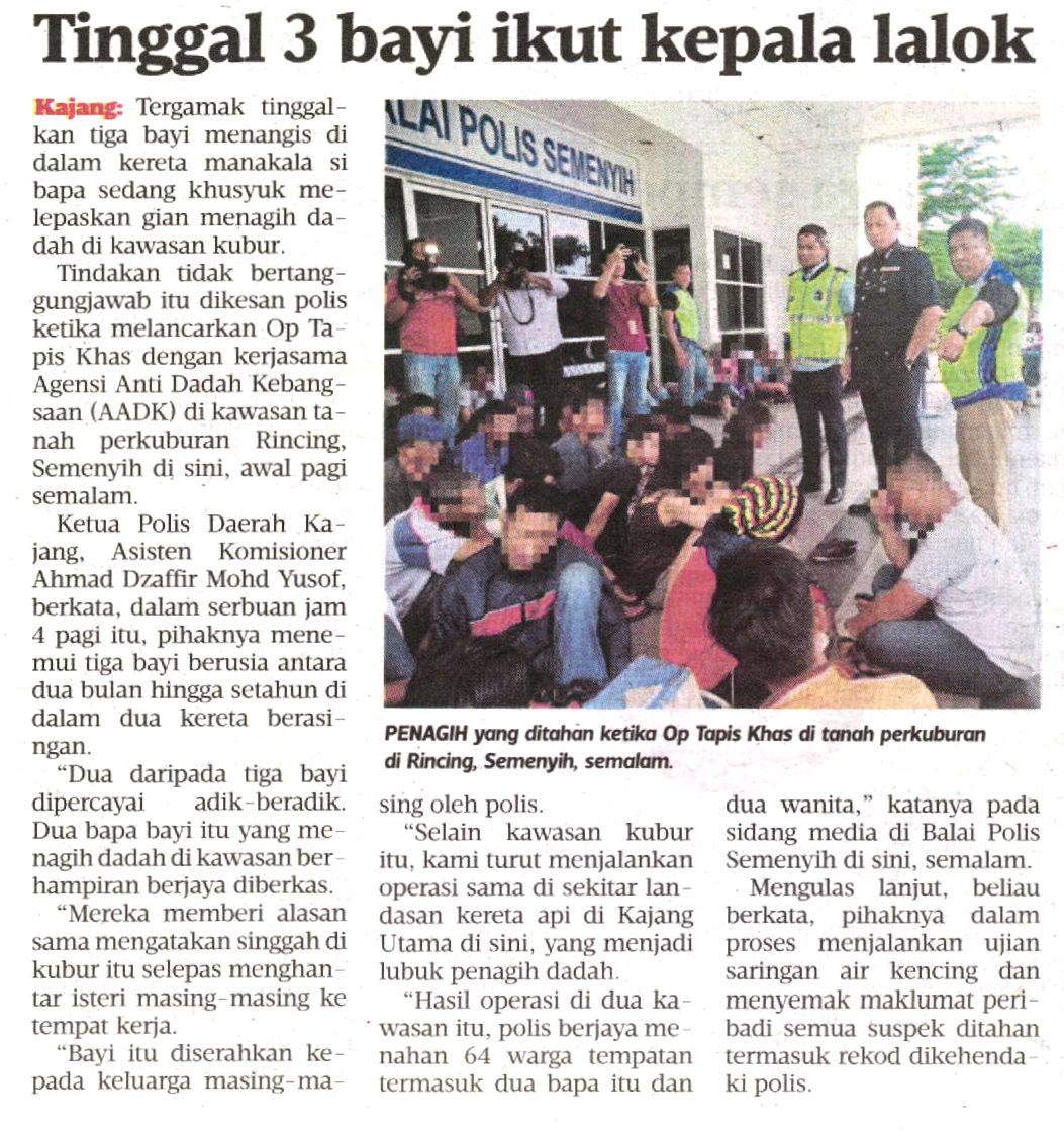 48412207_2228971460446482_495038407278329856_o Nasib Si Kecil Sebab Najis Dadah Keluarga Rosak Binasa