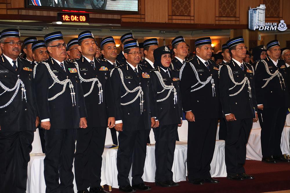 Antara Pegawai Kanan Polis yang hadir ke Majlis Penganugerahan Pingat Jasa Pahlawan (PJPN), peringkat Negeri Perak.
