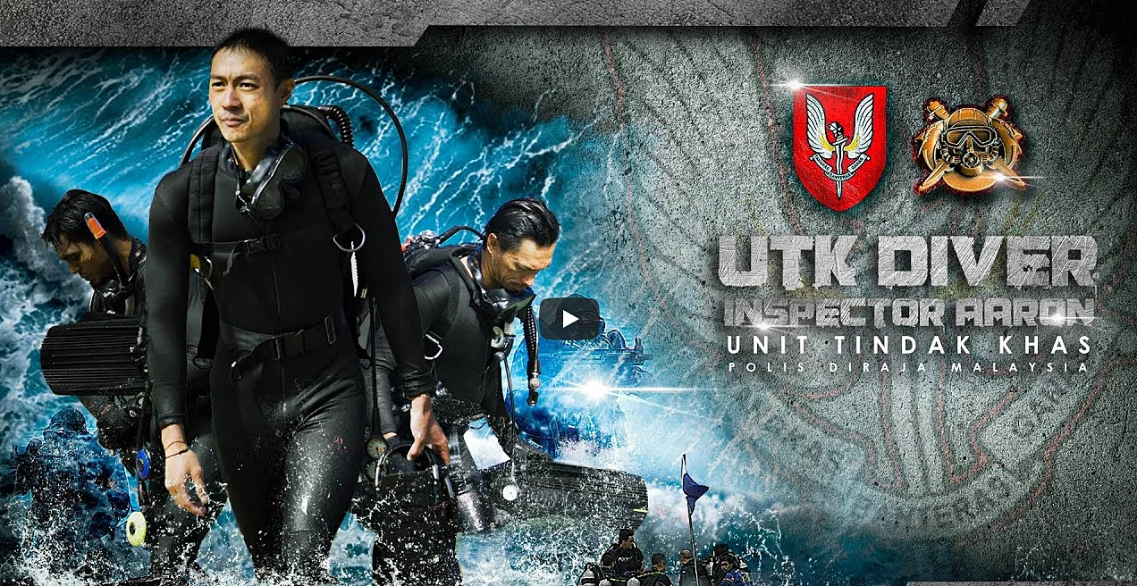 UTK DIVER : INSP AARON - POLIS DIRAJA MALAYSIA