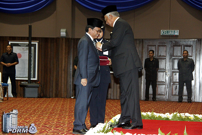 Tujuh Menteri Antara 129 Penerima Pingat Kedaulatan Negara