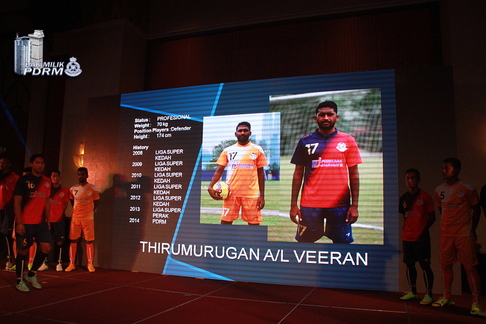 Pasukan Bola Sepak Pdrm Fa Perkenal Jentera Liga Super 2015