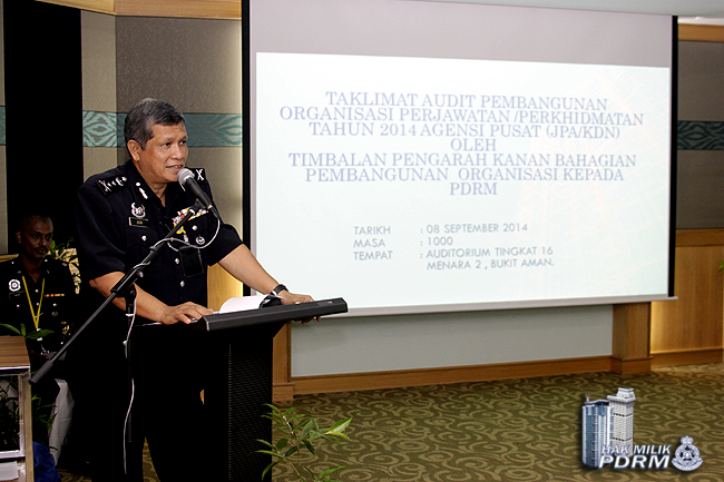 Taklimat Audit Pembangunan Organisasi Dan Pengurusan Sumber Manusia Pdrm