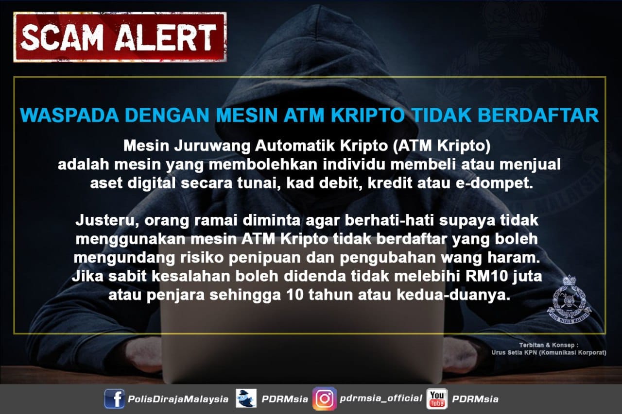 qw Scam Alert Waspada Dengan Mesin Atm Kripto Tidak Berdaftar