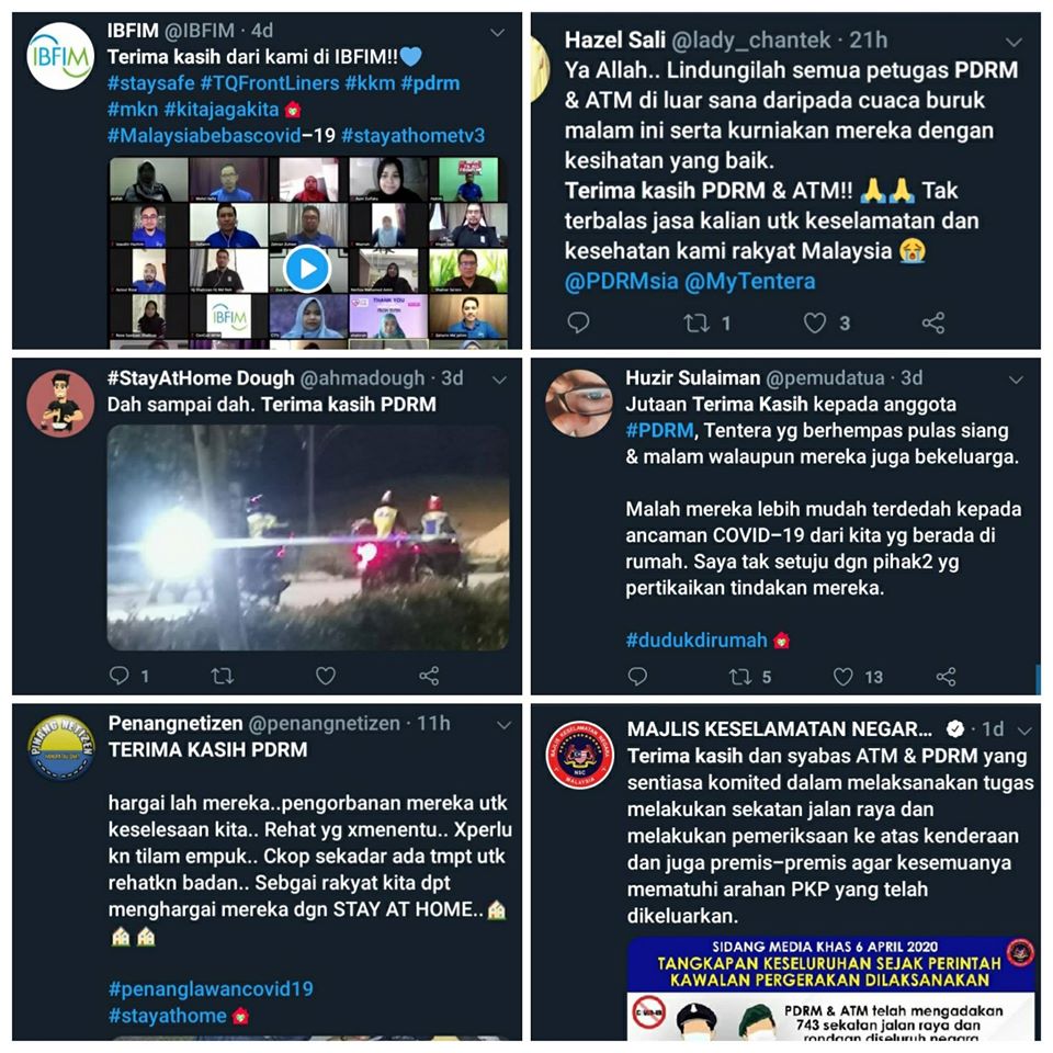 Covid 19 Terima Kasih Rakyat Malaysia Atas Sokongan Yang Tidak Berbelah Bahagi