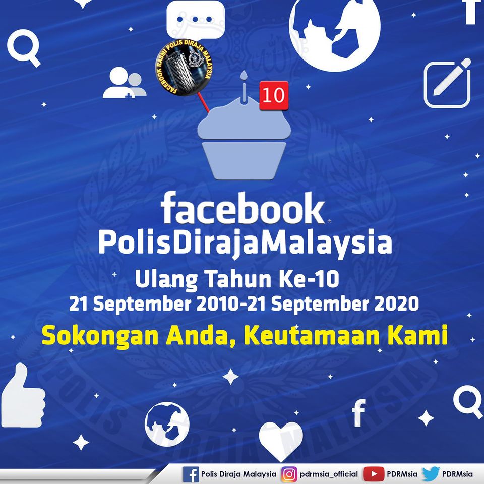 qw Kini Fb Pdrm Sudah Berusia 10 Tahun