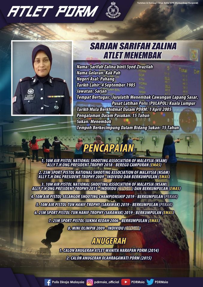 qw Kenali Atlet Pdrm Jom Kenali Sarjan Sarifah Zalina