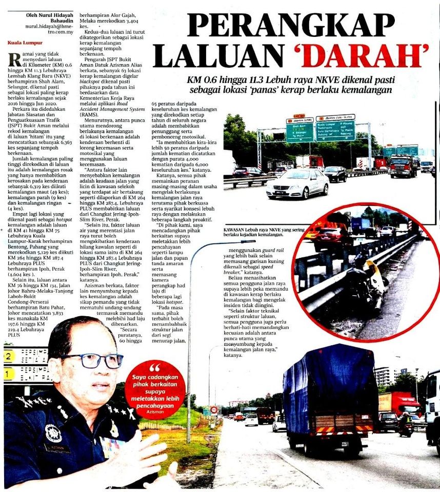 qw Keratan Akhbar Pilihan Perangkap Laluan Darah