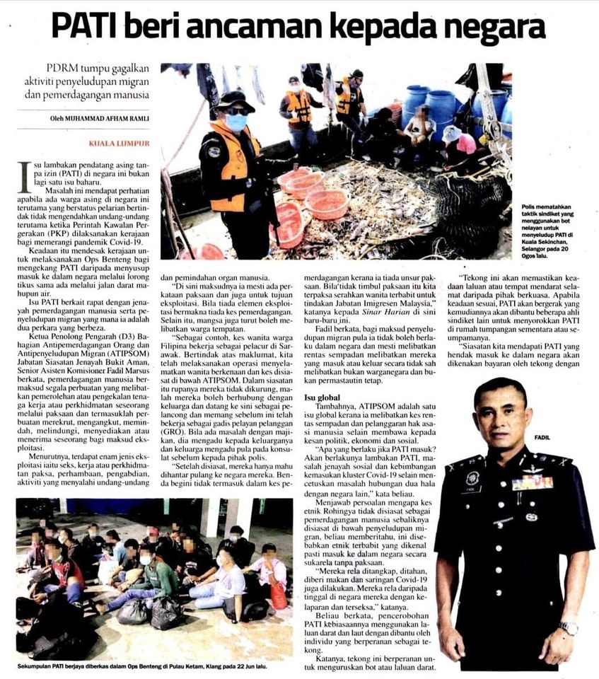 1 Pkpp Covid 19 Op Benteng Keratan Akhbar Pilihan Op Benteng Pati Ancaman Pada Negara