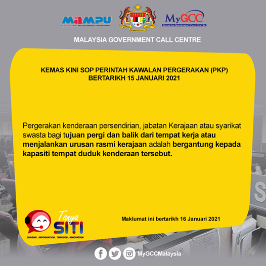 qw Pkp Pkpb Pkpp Covid 19 Posting Pilihan Kemas Kini Sop Pkp Bertarikh 15 Januari 2021