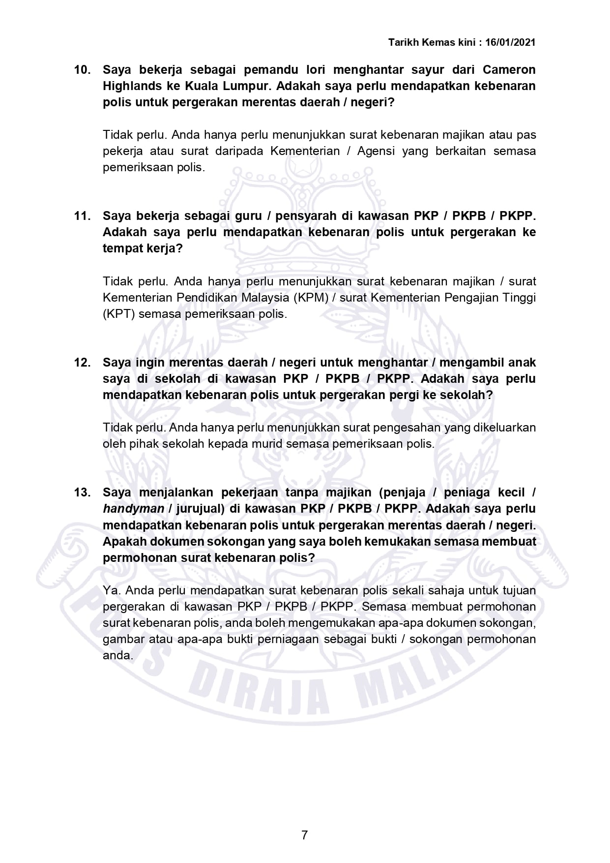 7 Soalan Soalan Lazim Mengenai Pergerakan Pkp Pkpb Dan Pkpp Pkp Pkpb Pkpp Covid 19