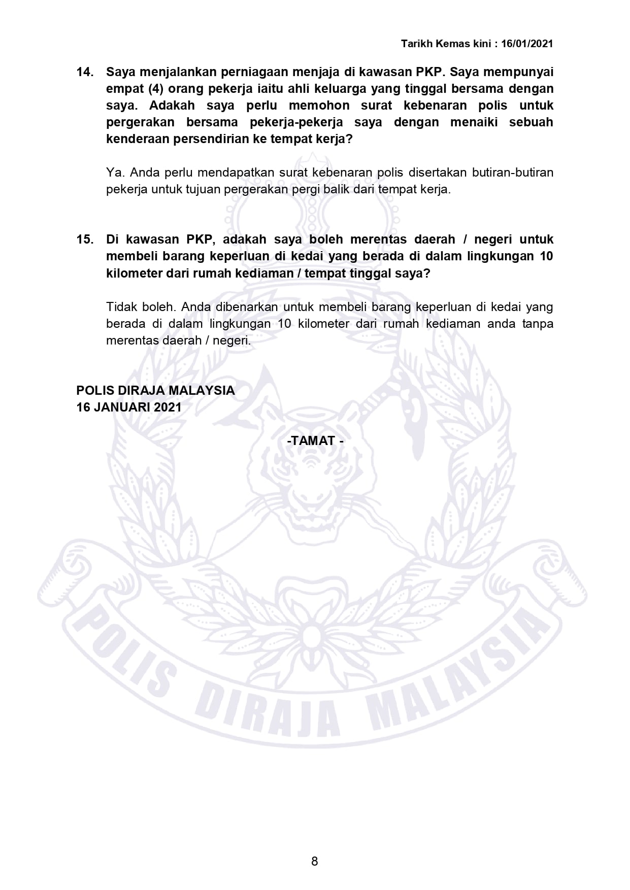 8 Soalan Soalan Lazim Mengenai Pergerakan Pkp Pkpb Dan Pkpp Pkp Pkpb Pkpp Covid 19