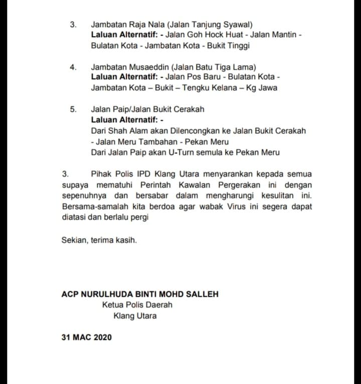 11 Covid 19 Kenyataan Media Kpd Klang Utara