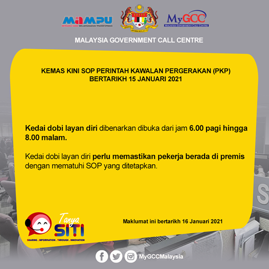 Pkp Pkpb Pkpp Covid 19 Posting Pilihan Kemaskini Sop Pkp Bertarikh 15 Januari 2021