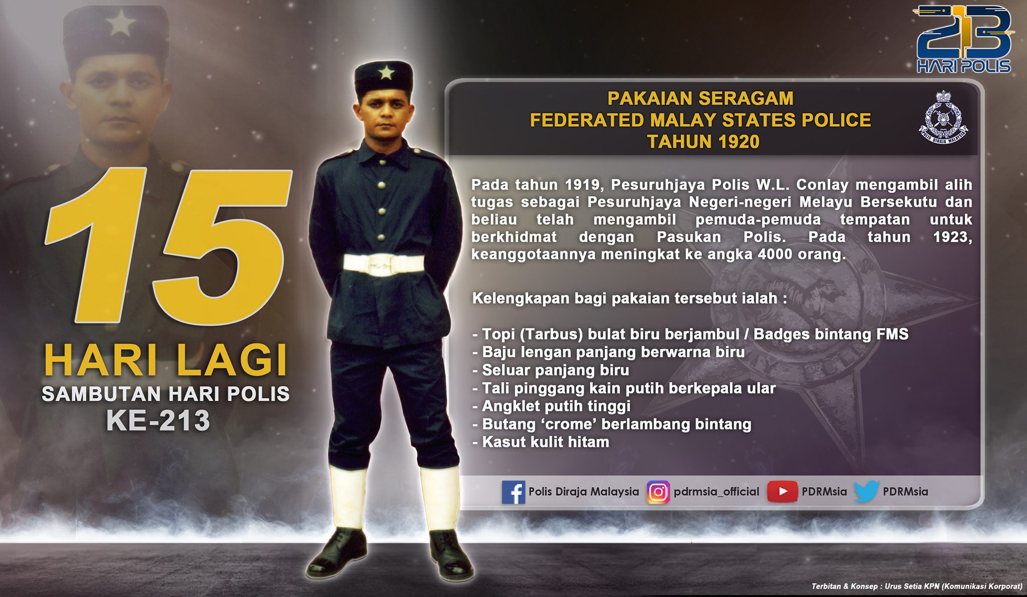 Sambutan Peringatan Hari Polis Ke 213 15 Hari Lagi