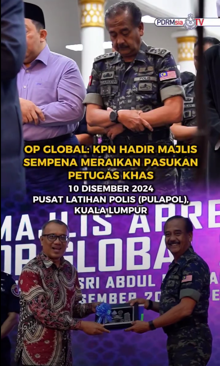 Video Pilihan Op Global Kpn Hadir Majlis Sempena Meraikan Pasukan Petugas Khas