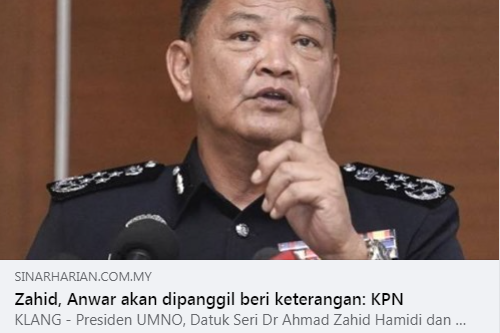 Artikel Pilihan Rakaman Audio Tular Ahmad Zahid Anwar Akan Dipanggil Beri Keterangan Kpn