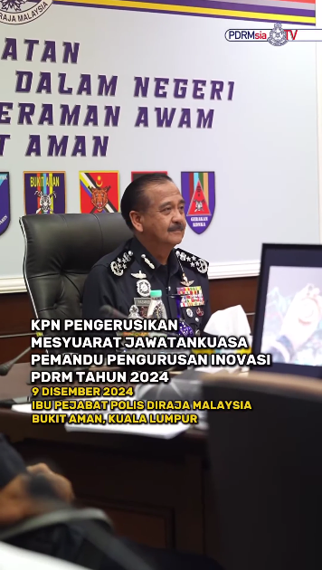 Video Pilihan Kpn Pengerusikan Mesyuarat Jawatankuasa Pemandu Pengurusan Inovasi Pdrm Tahun 2024