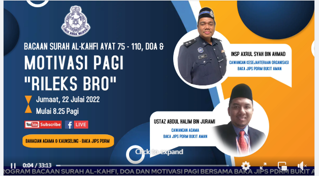 [LIVE] PROGRAM BACAAN SURAH AL-KAHFI, DOA DAN TAZKIRAH PAGI