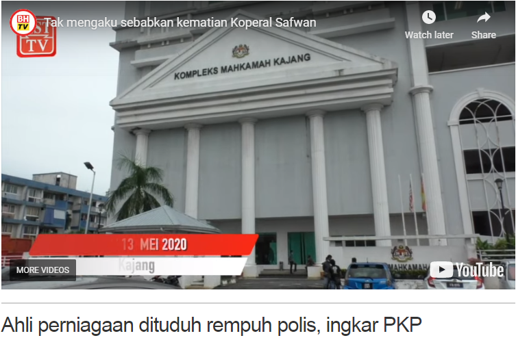 Pkpb Covid 19 Artikel Pilihan Ahli Perniagaan Dituduh Rempuh Polis Ingkar Pkp