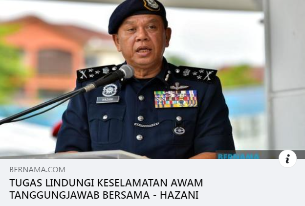 Artikel Pilihan Tugas Lindungi Keselamatan Awam Tanggungjawab Bersama Pengarah Jabatan Kdnka