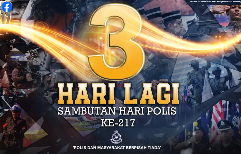 Countdown Hari Polis Ke 217 3 Hari Lagi