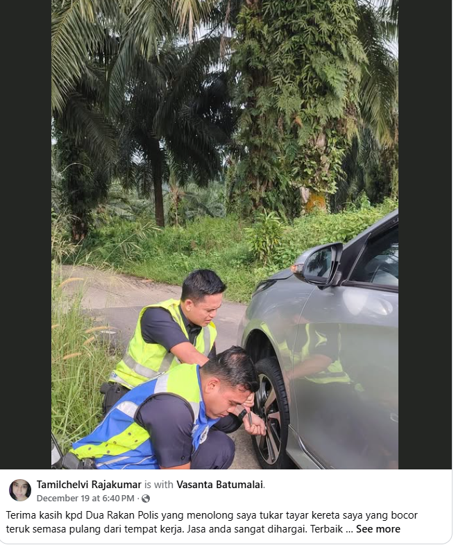 #BiarJasaJadiKenangan POSTING PILIHAN: PENGHARGAAN ORANG AWAM KEPADA PDRM