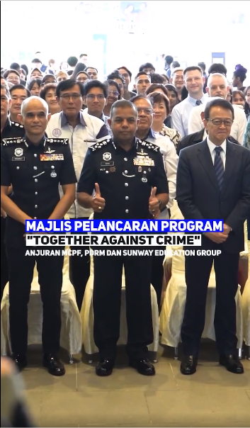 Video Pilihan Timbalan Kpn Hadir Majlis Pelancaran Kempen Together Against Crime Di Sunway University