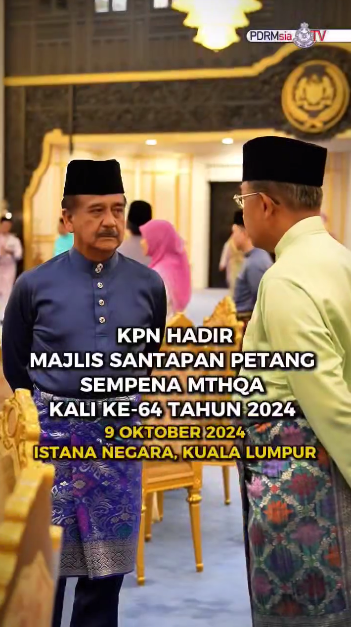 Video Pilihan Kpn Hadir Majlis Santapan Petang Sempena Mthqa Kali Ke 64 Tahun 2024 Di Istana Negara