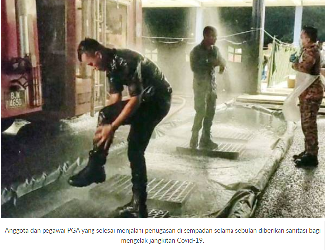 Covid 19 Artikel Pilihan 400 Anggota Pga Bebas Covid 19 Jalani Sanitasi Selepas Operasi