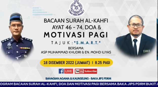 [LIVE] PROGRAM BACAAN SURAH AL-KAHFI, DOA DAN MOTIVASI PAGI
