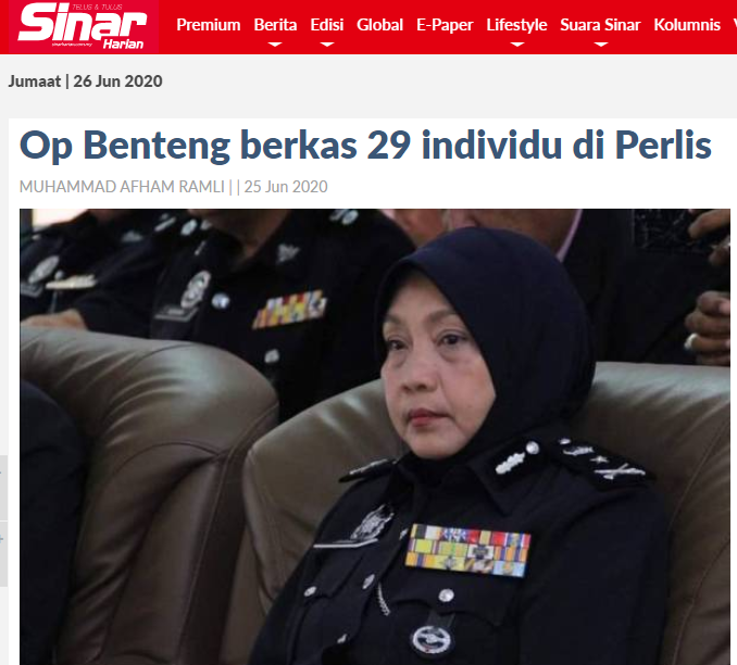 Pkpp Covid 19 Op Benteng Artikel Pilihan Op Benteng Polis Berkas 29 Individu Di Perlis