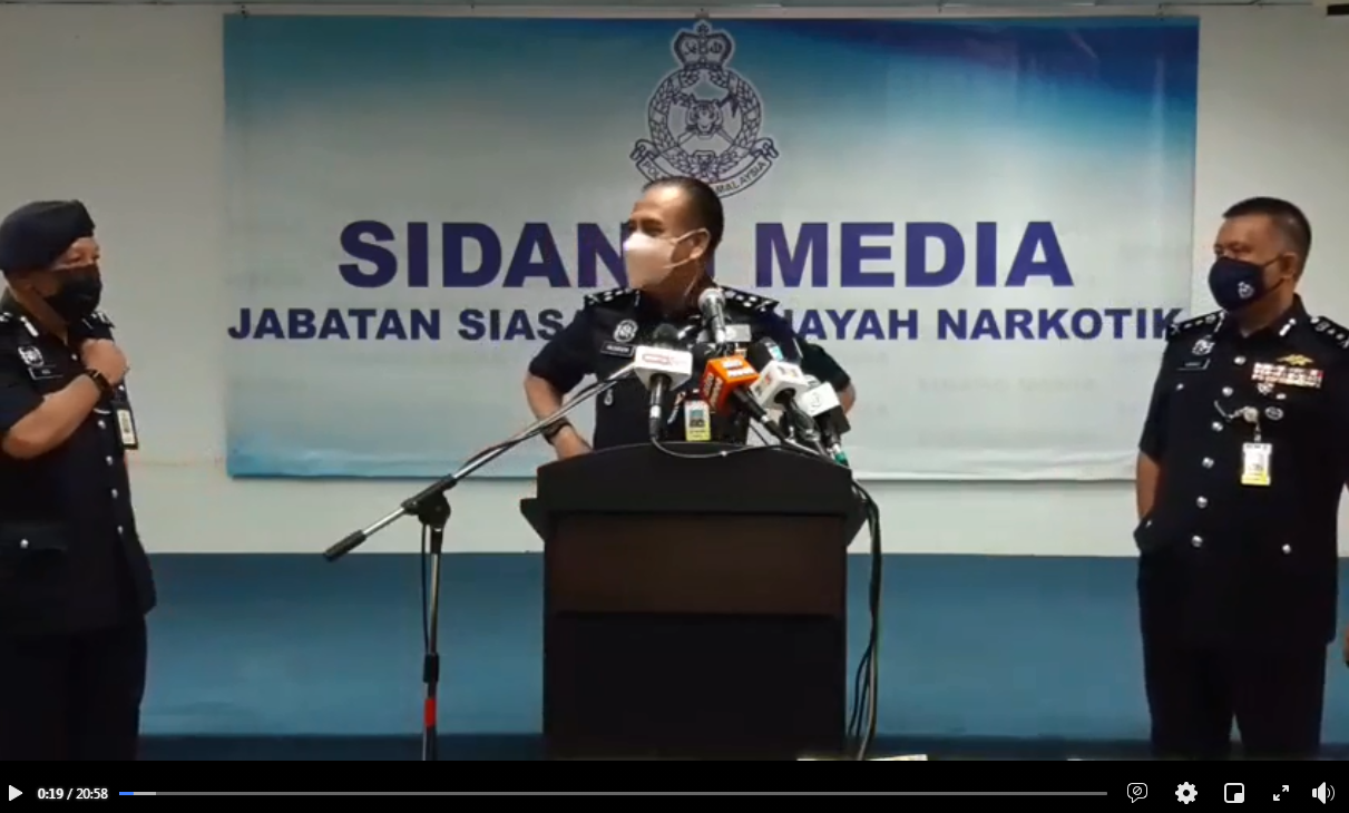 #WarAgainstDrugs [LIVE] SIDANG MEDIA PENGARAH JSJN