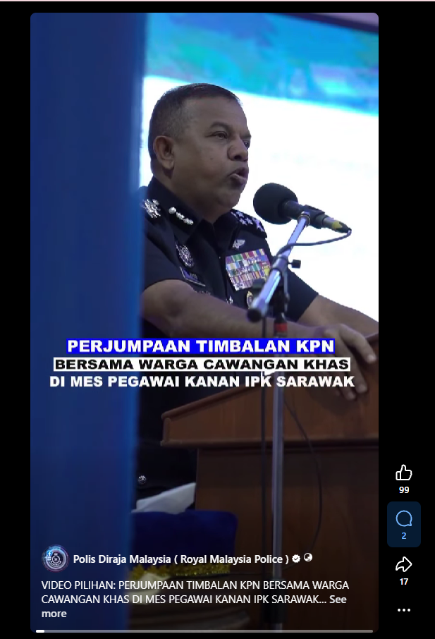 Video Pilihan Perjumpaan Timbalan Kpn Bersama Warga Cawangan Khas Di Mes Pegawai Kanan Ipk Sarawak